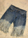 Ombré Fringe Denim