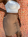 Mocha Laced Skirt